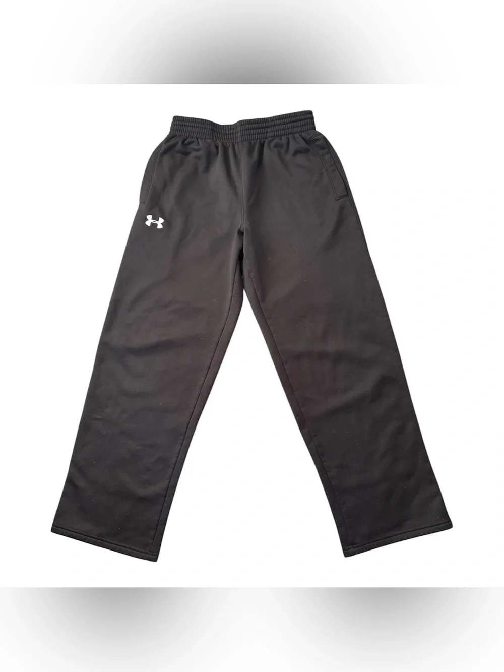 UNDER ARMOR Black Fleece Loose Fit Sweatpants